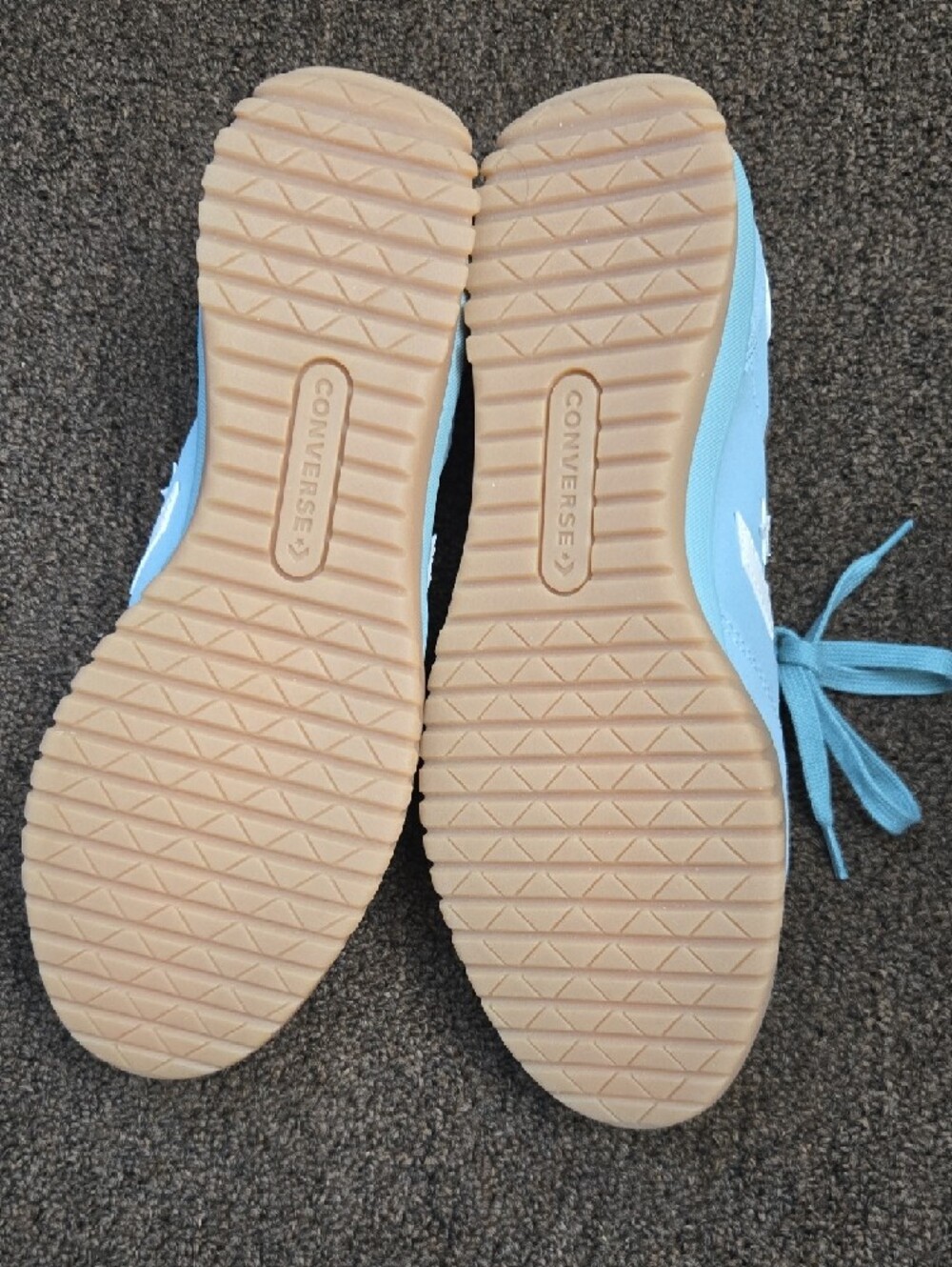 Converse Low Top Sneakers in Sky Blue and White - Picture 5 of 6